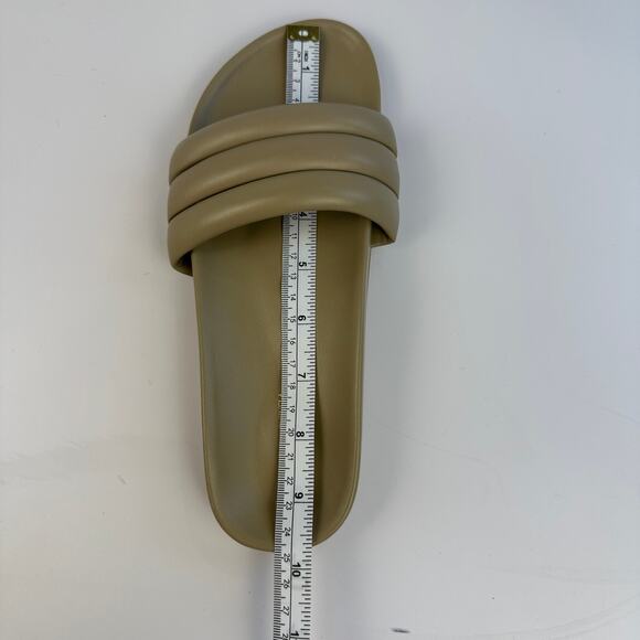 Beatrice Valenzuela Monocolor Sandalia Slides Sandals US Size 7 Taupe - Picture 5 of 14